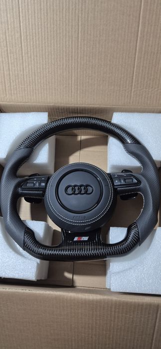 Volan nou cu carbon audi A3 A4 A5 A6 A7 A8 Q3 Q5 Q7