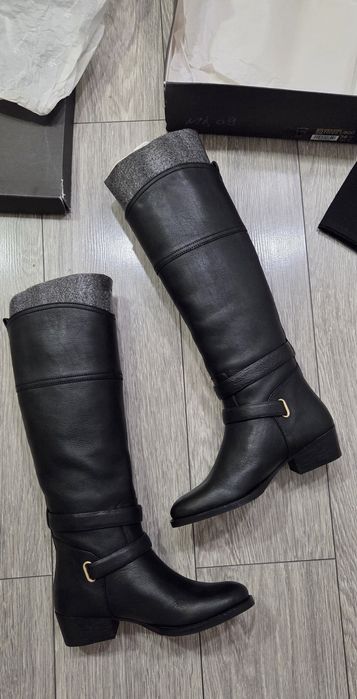 Cizme din piele naturala, Massimo Dutti