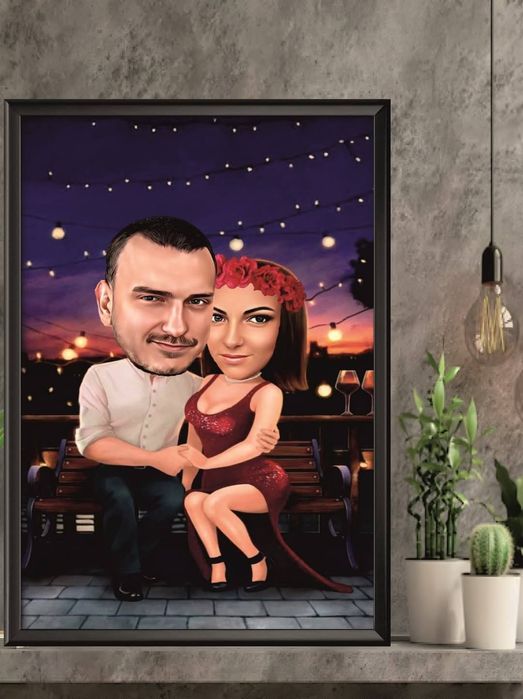 Карикатури за двойки за Свети Валентин