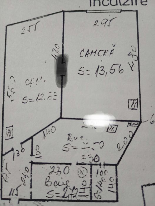 Vând apartament 2 camere zonă centrală Turda