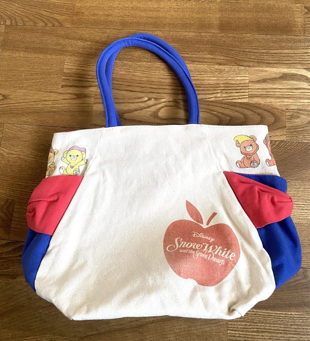 Медведь Белоснежка сумка