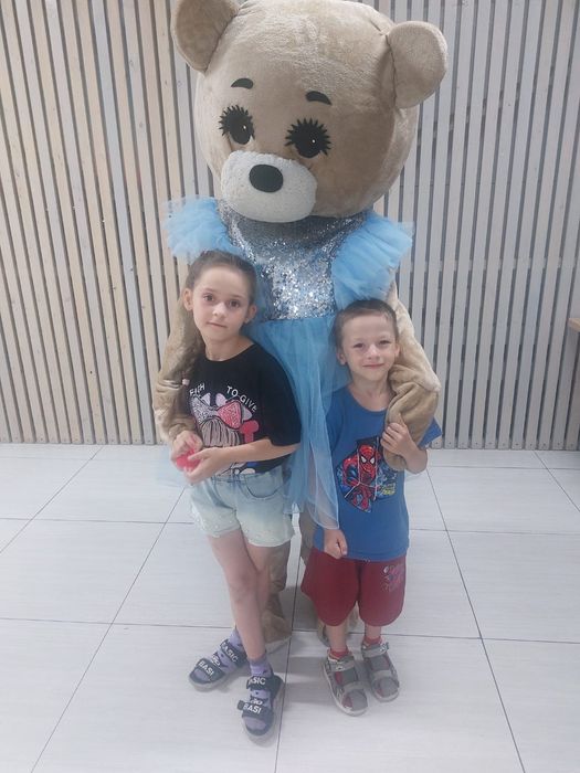 Красивое поздравление с мишками