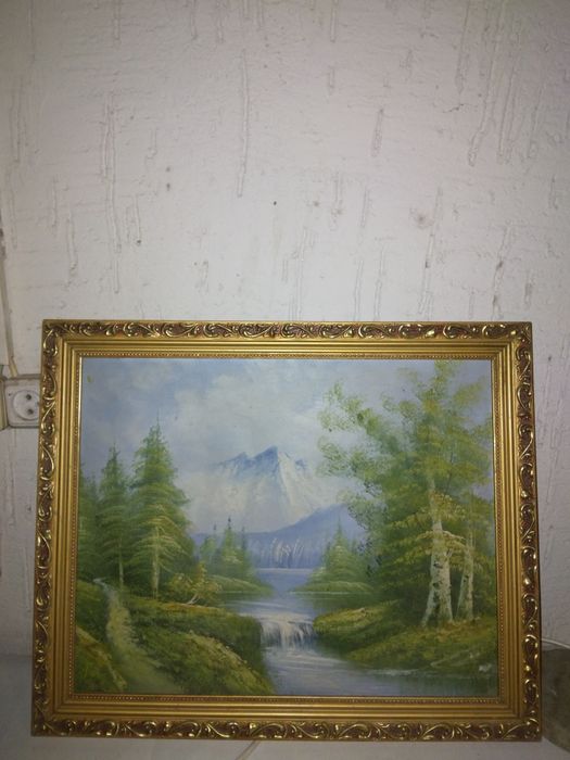 Картина на холсте 5000 теңге.