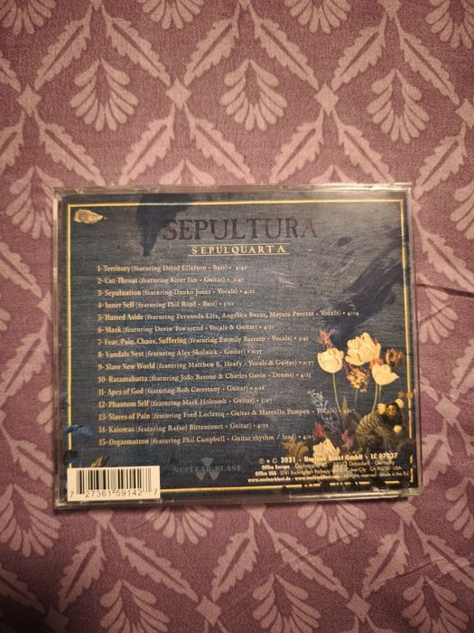 Компакт  дискове на група  Sodom и Sepultura