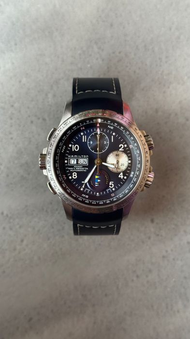 Часовник Hamilton Khaki Navy Regatta хронограф и регата таймер. Рядък !