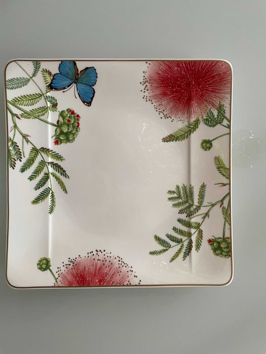 superb set rar pictat manual Villeroy&Boch Amazonia vesela 6 persoane