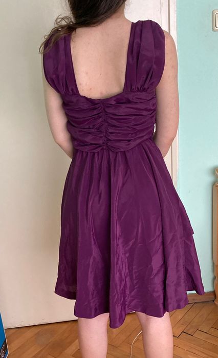 Копринена парти рокля