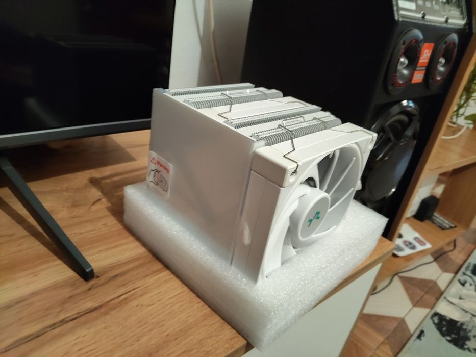 Cooler DeepCool AK620 Digital White Ecran LCD RGB - NOU, Sigilat/Talpă