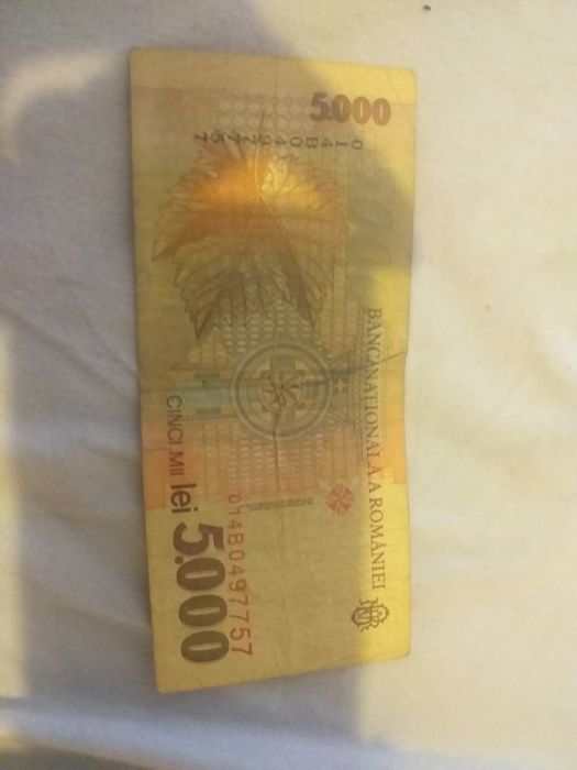 Bacnota de 5000 lei