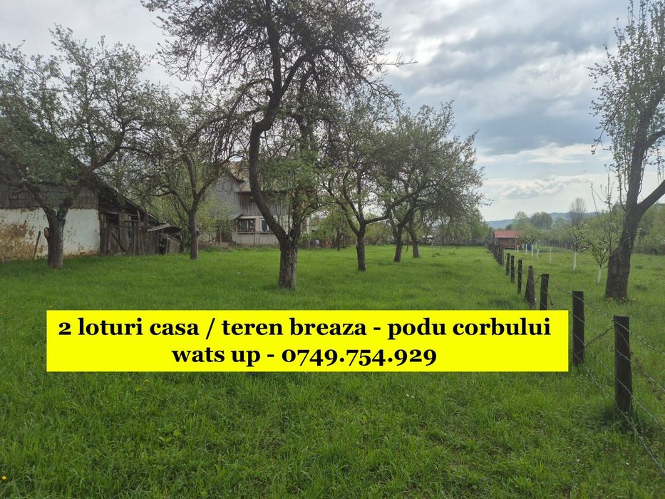 Teren breaza intravilan / lot teren casa breaza / teren de vânzare