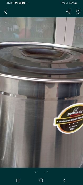 Oală inox alimentar cu capac 20 L Ofertă/139Lei