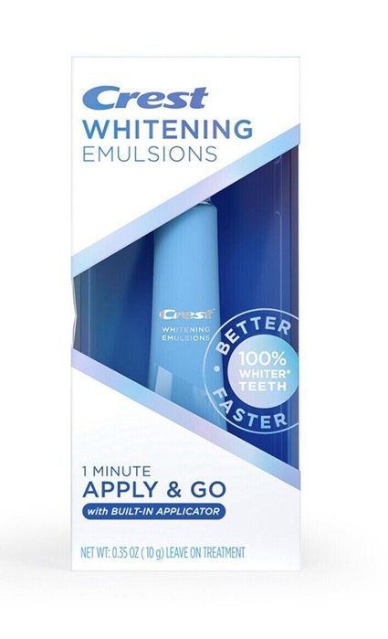 Emulsie solutie albire dentara CREST benzi plasturi pasta albit dinti