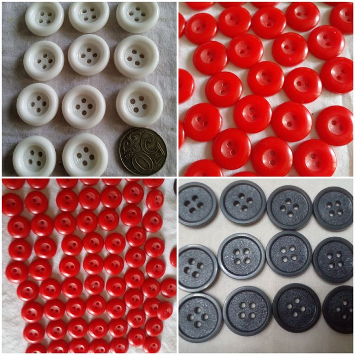 Пуговицы . Пуговицы новые.  Пуговицы б/у. Разные.