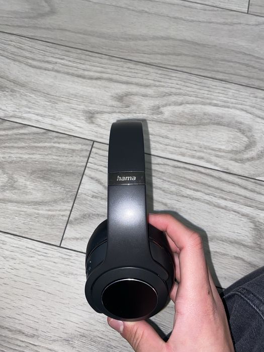 Casti Audio Over-Ear Hama 2 in 1 Passion Turn, Functie Boxa, EQ, Bluetooth, Negre