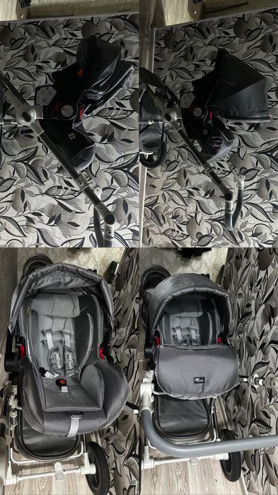 Коляска 3в1, универсальная всесезонная