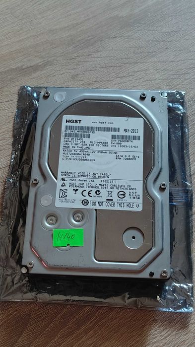 Hard Disk Seagate HGST, 2TB SATA3 6GB/S, 3.5 inch, 7.200K, 64MB