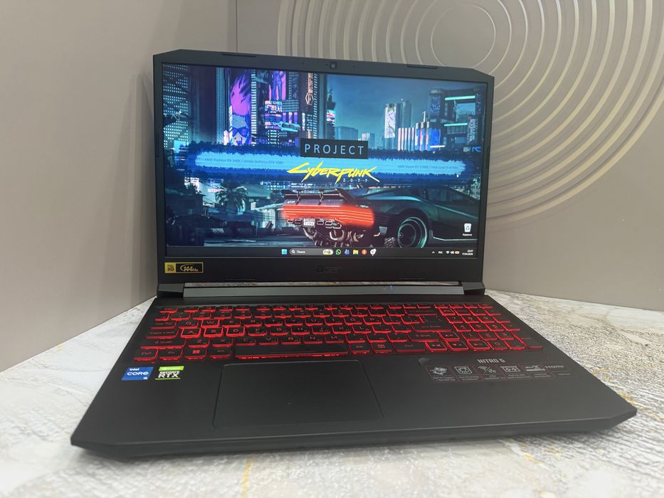 Игровой Acer Nitro 5 RTX 3050/Core i5-11400H/16GB/SSD512GB/144Hz