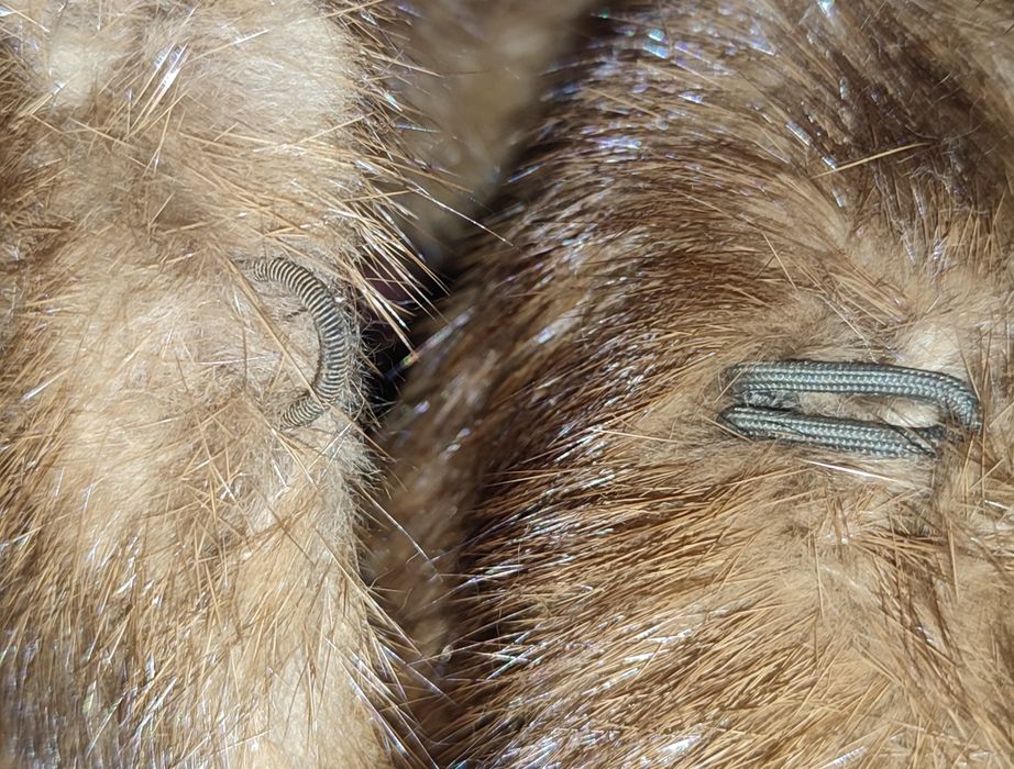 Haina din blana naturala de nurca(vizon)