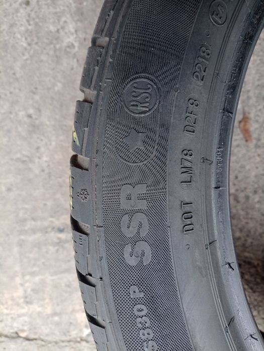 4 anvelope RunFlat de iarna Continental 225/50 R18 dot 2218