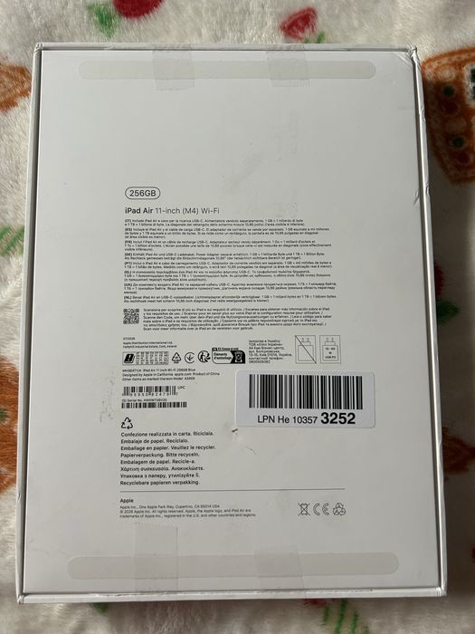 Ipad air 11 m4, apple pencil  & airpods 4