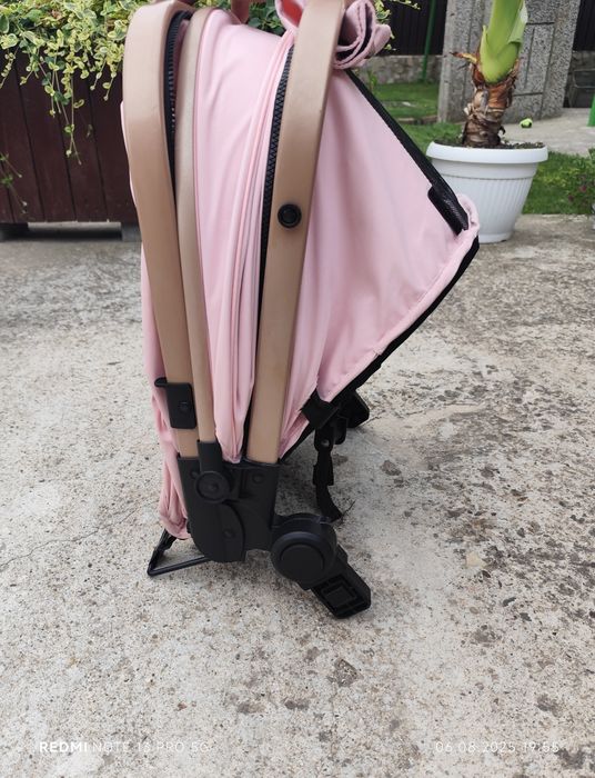 Детска количка Chipolino Аморе 2 в 1, розов маршмелоу