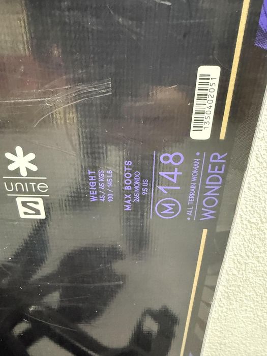 placa snowboard salomon wonder 2021/2022 148 cm