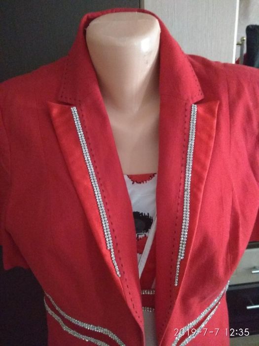 Костюм двойка ( сарафан + пиджак)