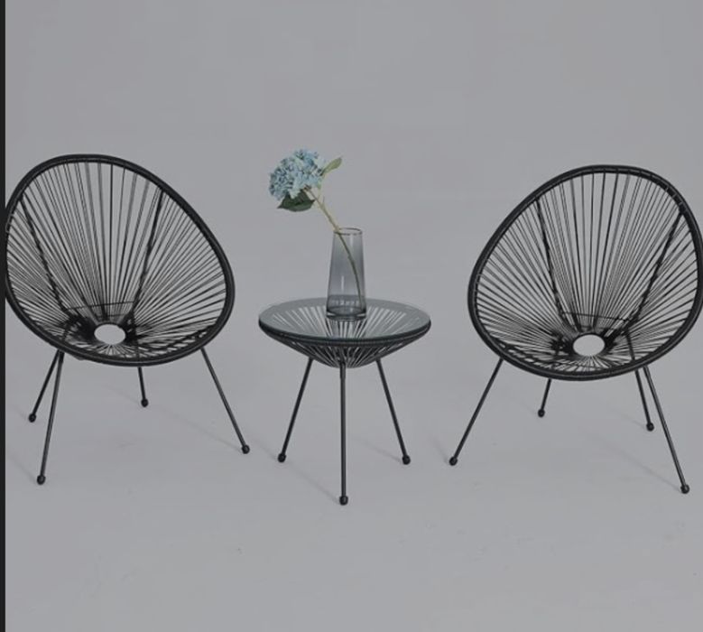 Градински Ратанов Комплект 'Савана' 2 стола с маса