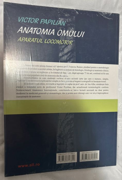Anatomia omului, vol 1 si 2-Victor Papilian
