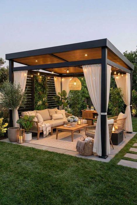 Bog' Terassa va hovli tashqarisiga mebellar