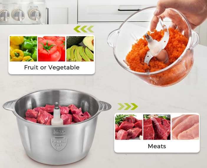 Електрически кухненски робот и чопър YASHE