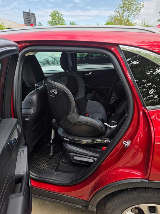 Scaun auto ISOFIX i-Size Britax Romer DUALFIX M Blue Marble 360°