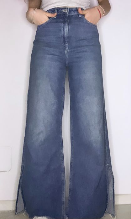 blugi h&m wide leg
