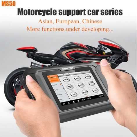 Tester diagnoza moto, scaner  OBDSTAR MS50 , pt. motociclete, ATV
