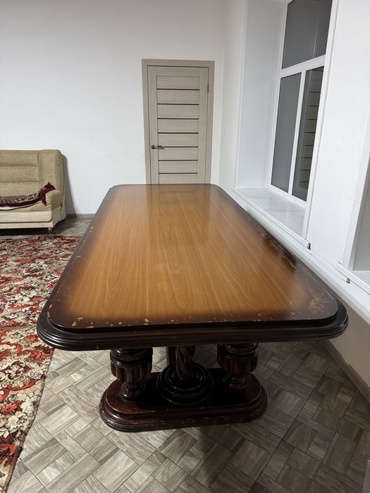 Стол деревянный 2.5м на 1.1м