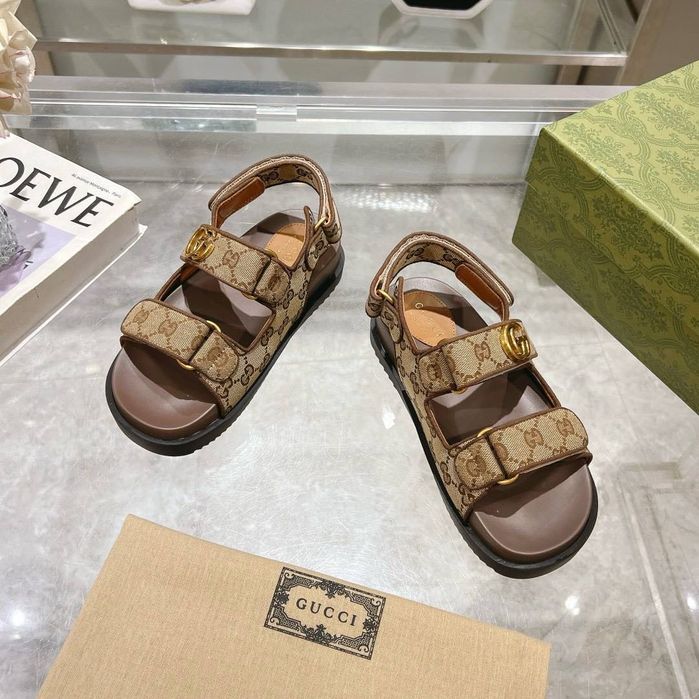 Луксозни дамски сандали - Gucci 38 и 39 номер