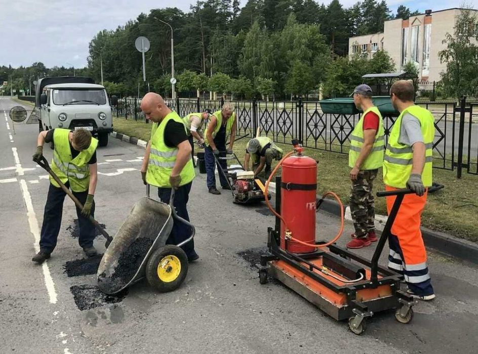 Инфракрасный нагреватель асфальта