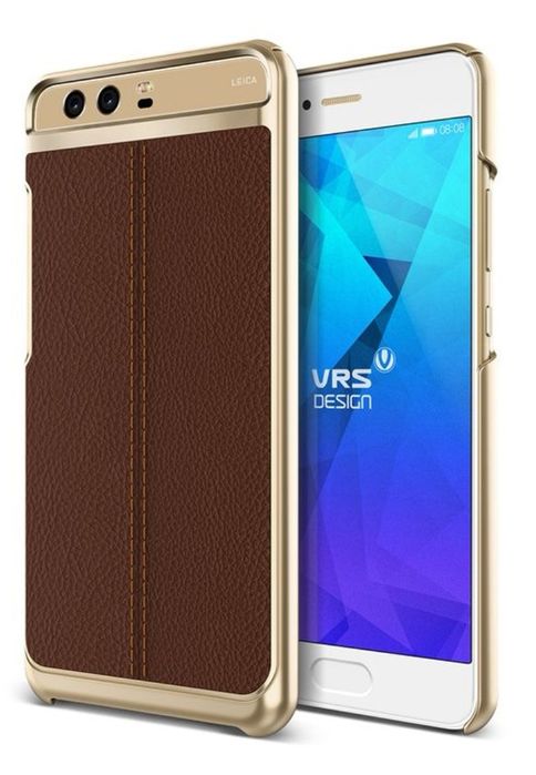 Husa piele maro Huawei p10