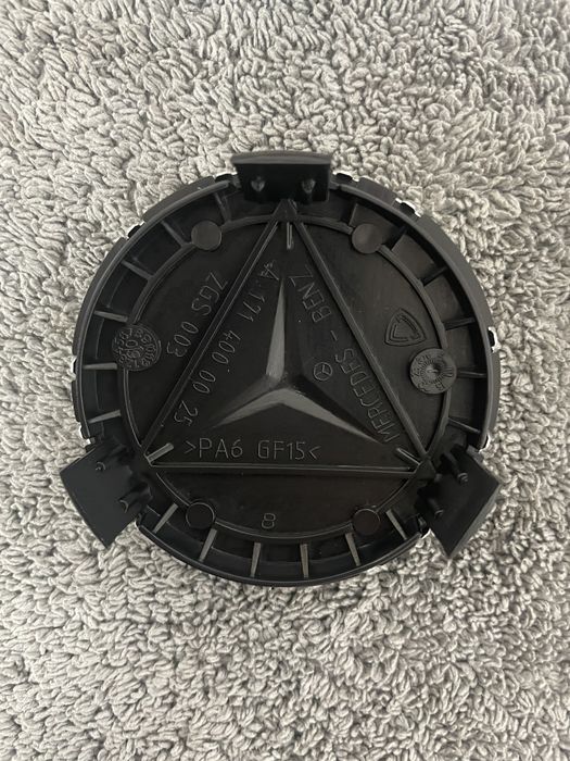 Set capace jante aliaj Mercedes Benz 75MM gri negru albastru
