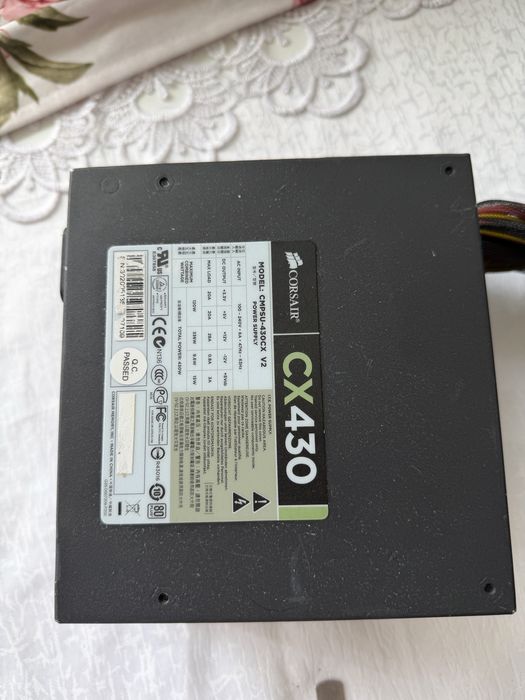 Vând sursă PC Corsair CX430 – 430W, stare bună