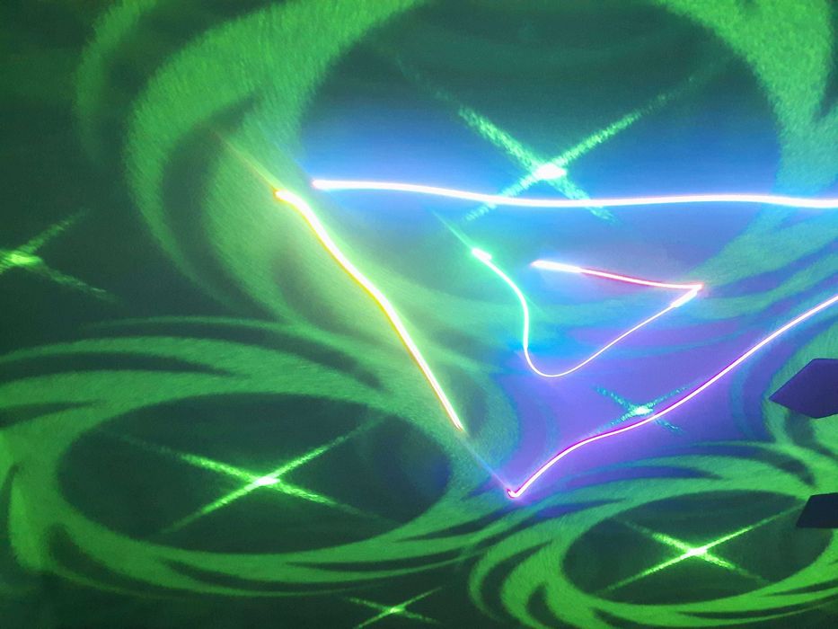 Laser 500mw(0.5W) , DMX 512 RGB Efecte Lumini DJ Beam derby, NOU!