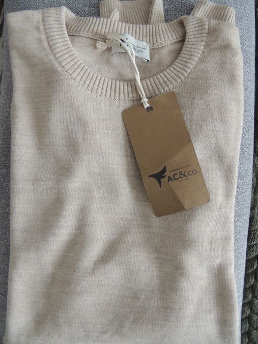 Pulover bej AC&Co – mărimea L