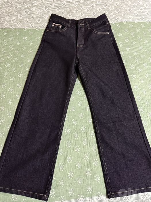 Джинсы raw denim