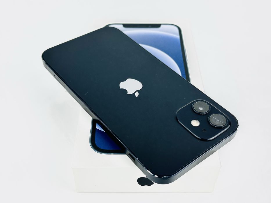 Apple iPhone 12 128GB Black Перфектен! Гаранция!