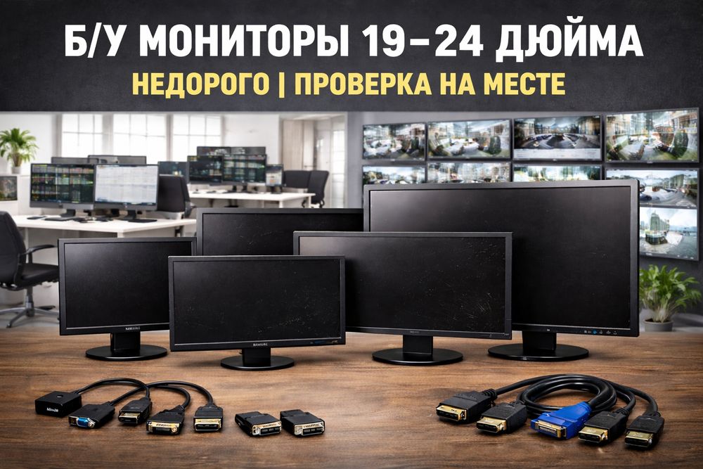Мониторы 19–24 дюйма