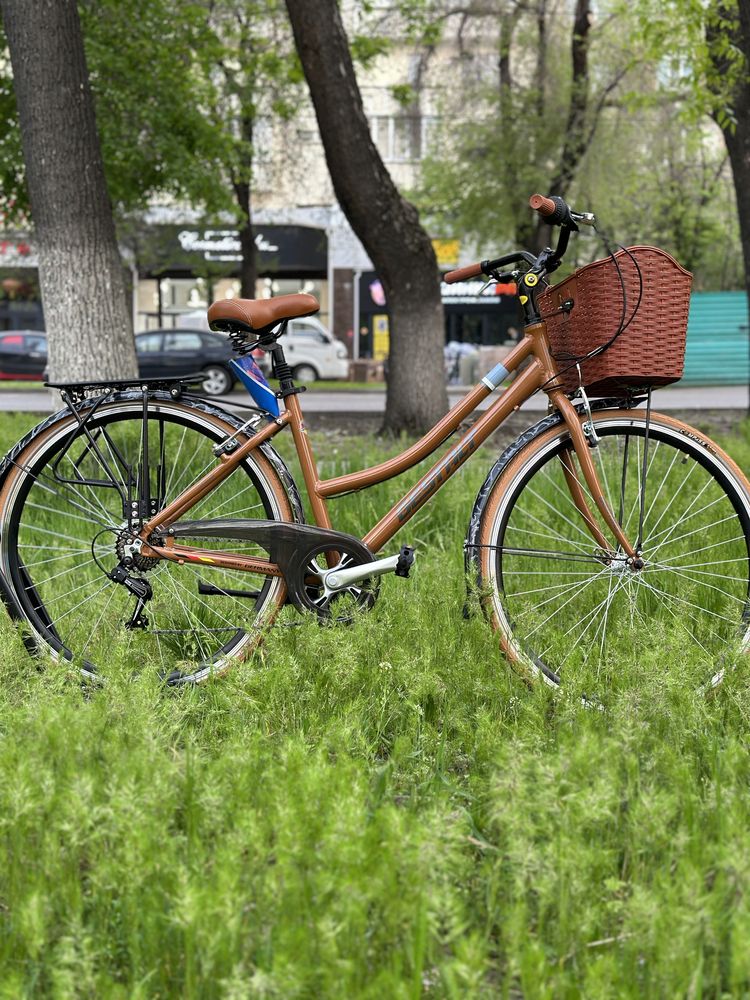 Велосипед Городской с корзиной Алюминиевый Оригинал 28 Shimano: 105 000 ...
