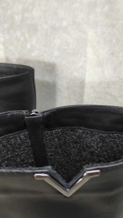 Дамски елегантни ботуши естествена кожа