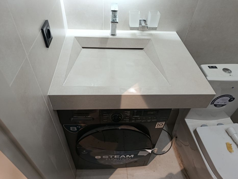 Раковина над стиральной машинкой