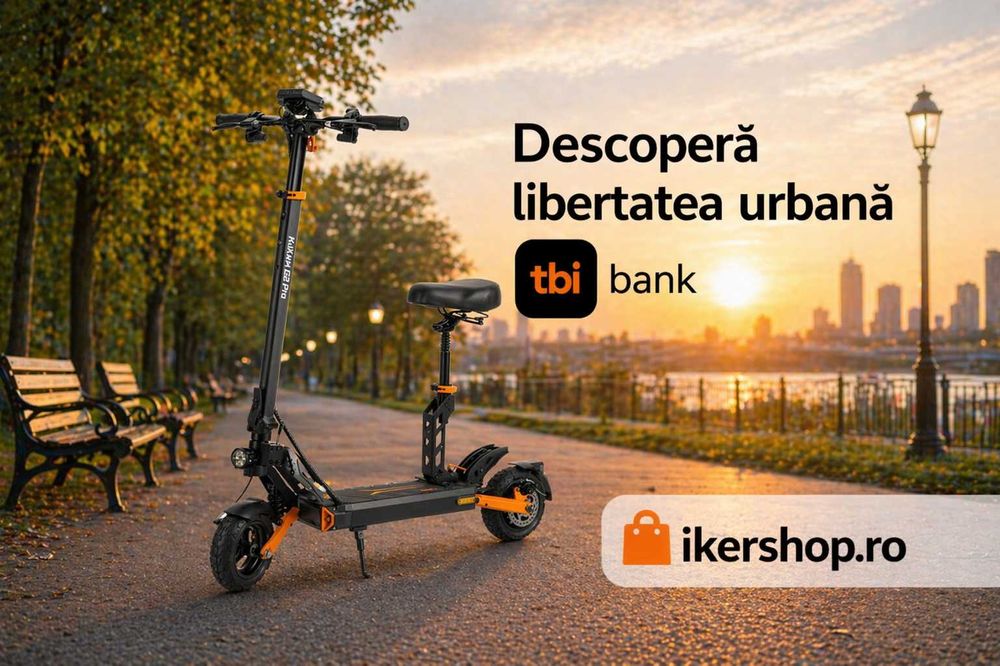 MAGAZIN! Trotineta Kukirin G2 Pro, 600W, autonomie 60 km, Garantie, RATE