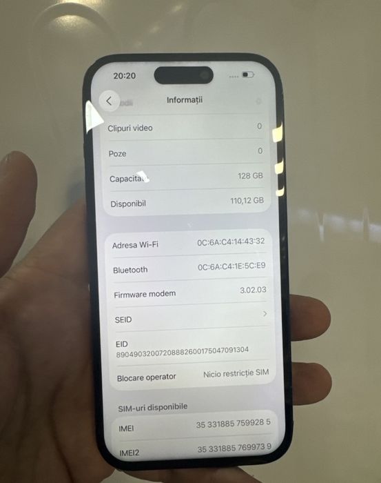 Vand sau schimb tot cu iphone
• Memorie 128 GB 
• Liber retea 
• Vine
